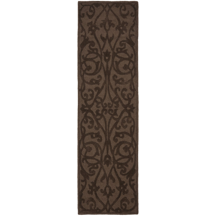 SAFAVIEH Impressions IM341A Handmade Brown Rug Image 5