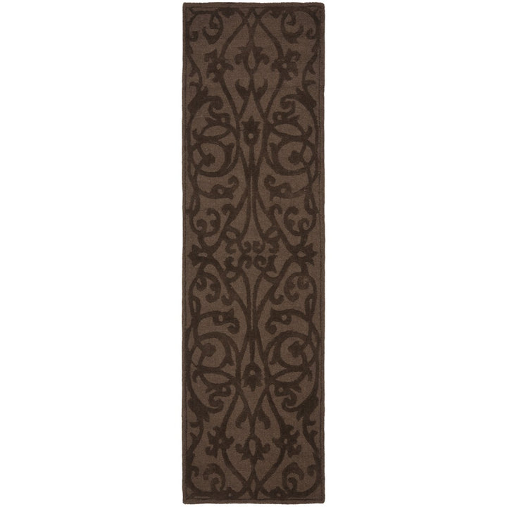 SAFAVIEH Impressions IM341A Handmade Brown Rug Image 1