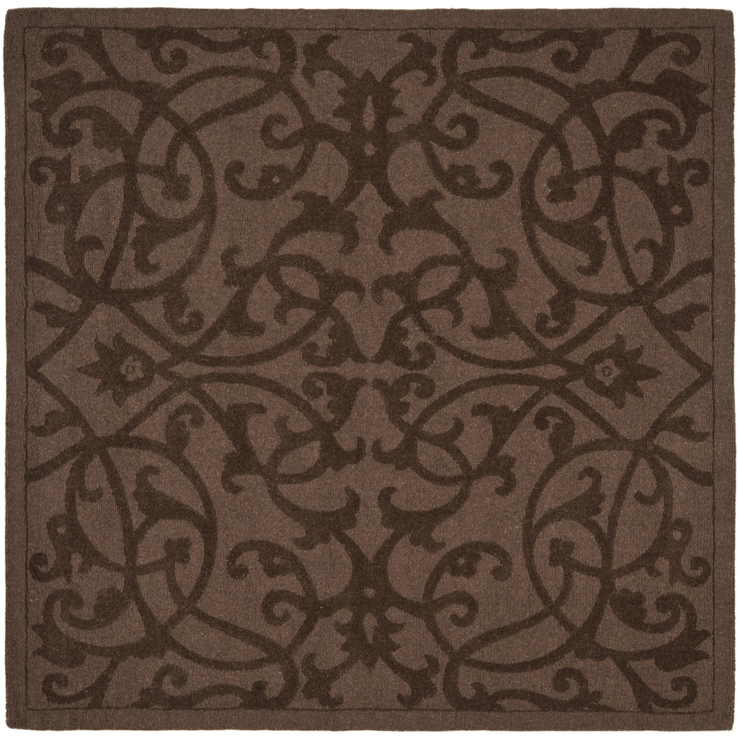 SAFAVIEH Impressions IM341A Handmade Brown Rug Image 6