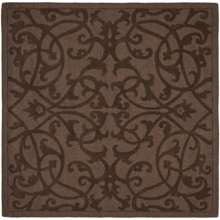 SAFAVIEH Impressions IM341A Handmade Brown Rug Image 6