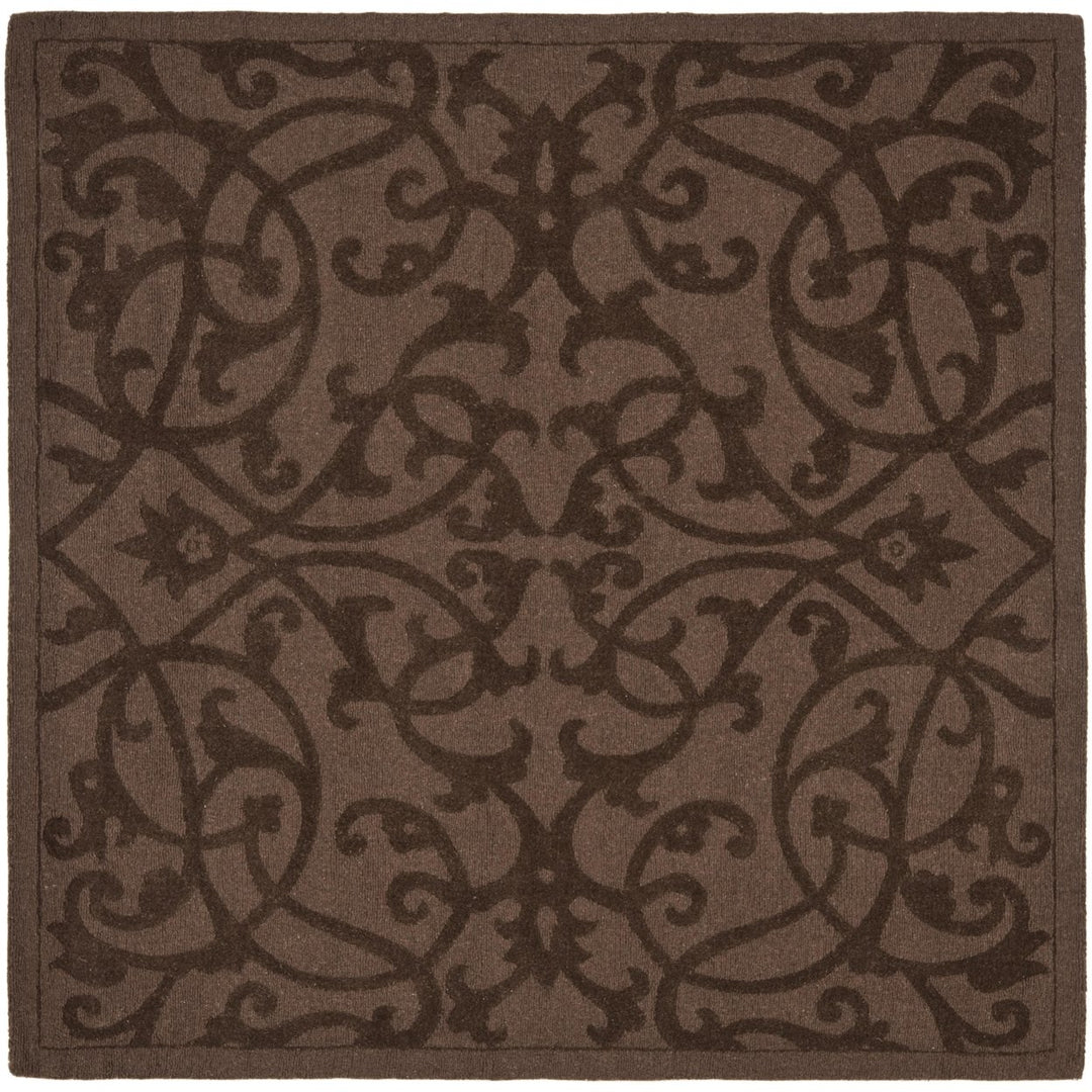 SAFAVIEH Impressions IM341A Handmade Brown Rug Image 1