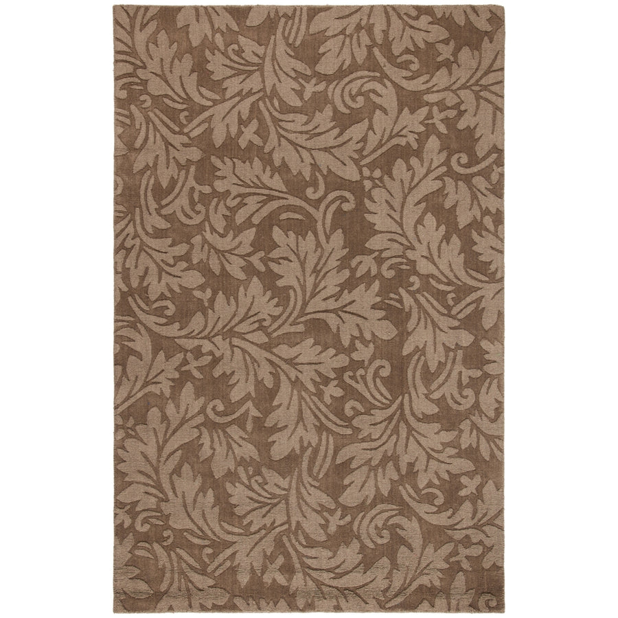 SAFAVIEH Impressions IM344A Handmade Brown Rug Image 1