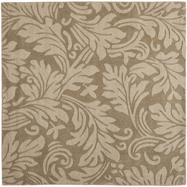 SAFAVIEH Impressions IM344A Handmade Brown Rug Image 1