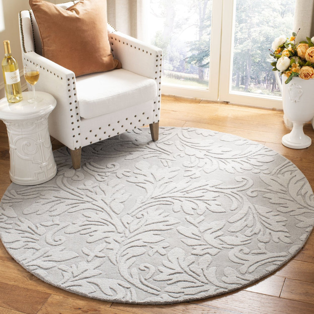 SAFAVIEH Impressions IM344B Handmade Grey Rug Image 2