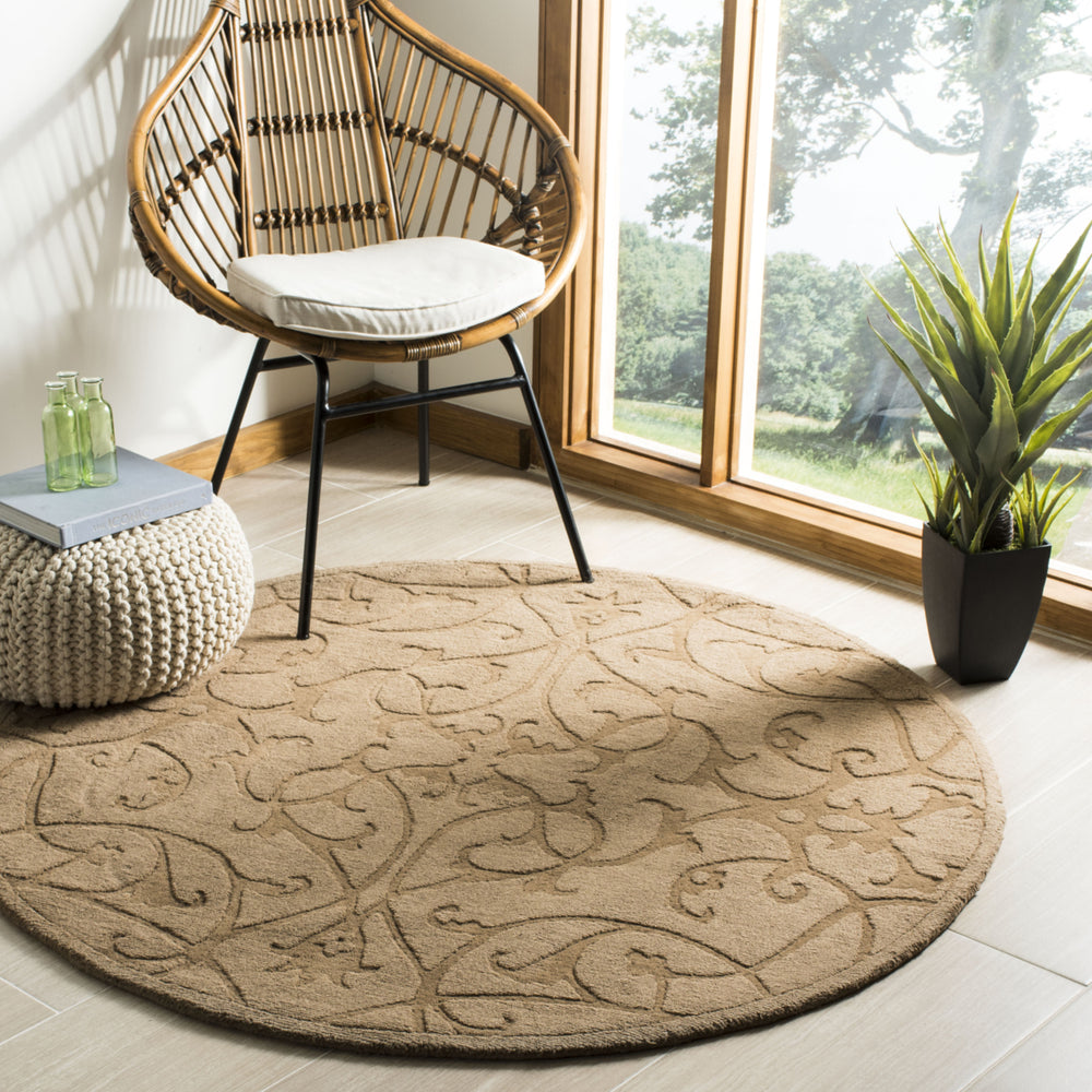 SAFAVIEH Impressions IM341D Handmade Light Brown Rug Image 2