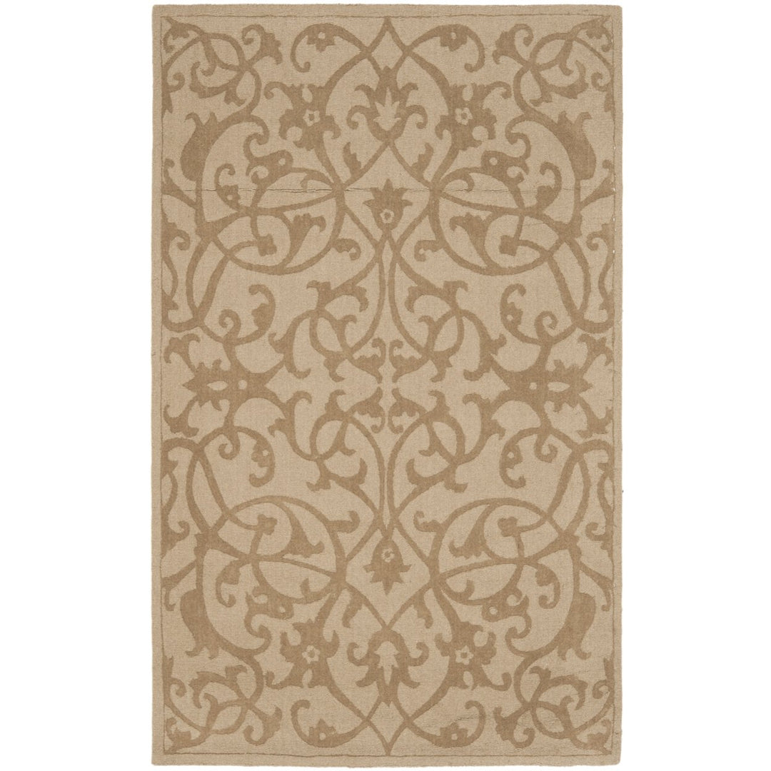 SAFAVIEH Impressions IM341D Handmade Light Brown Rug Image 1