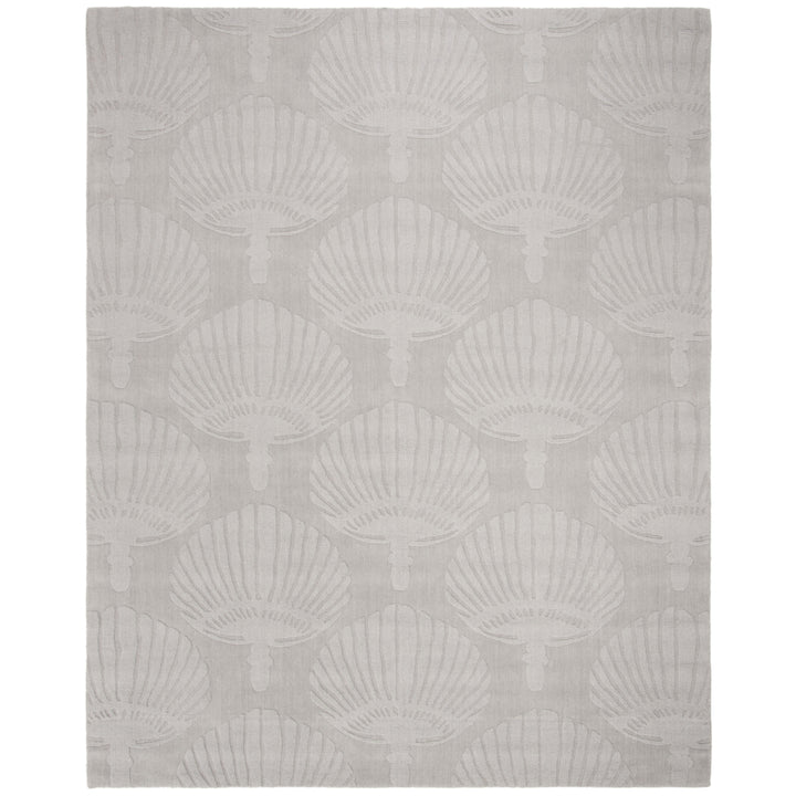 SAFAVIEH Impressions IM411A Handmade Grey Rug Image 1