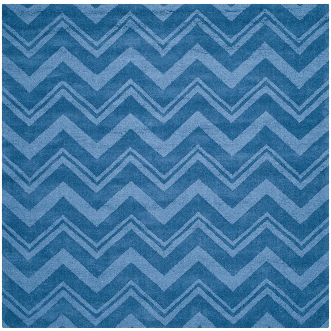 SAFAVIEH Impressions IM398D Handmade Blue Rug Image 6