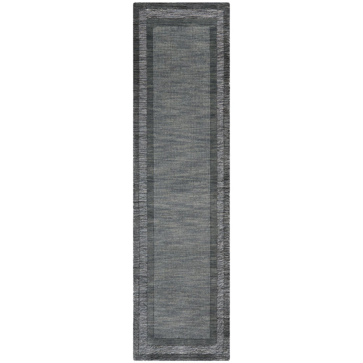 SAFAVIEH Impressions IM821B Charcoal / Blue Rug Image 1