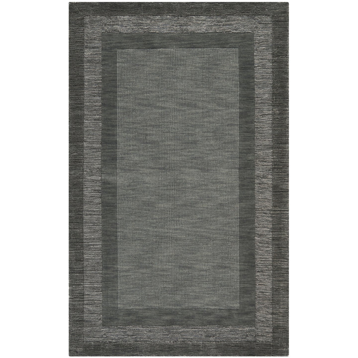 SAFAVIEH Impressions IM821B Charcoal / Blue Rug Image 9