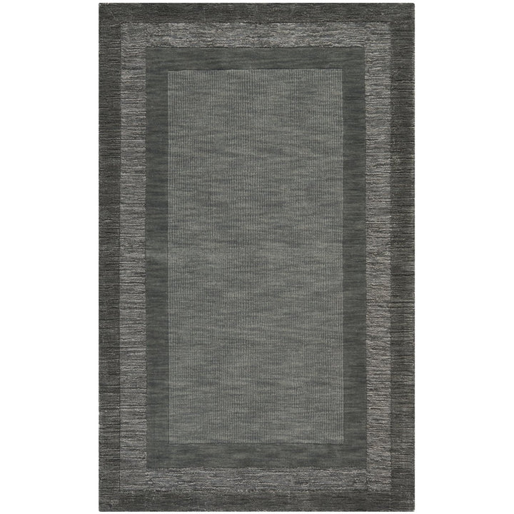 SAFAVIEH Impressions IM821B Charcoal / Blue Rug Image 1