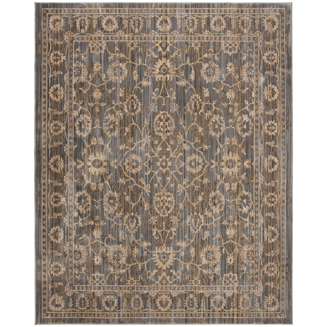 SAFAVIEH INF537R Infinity Grey / Beige Image 1