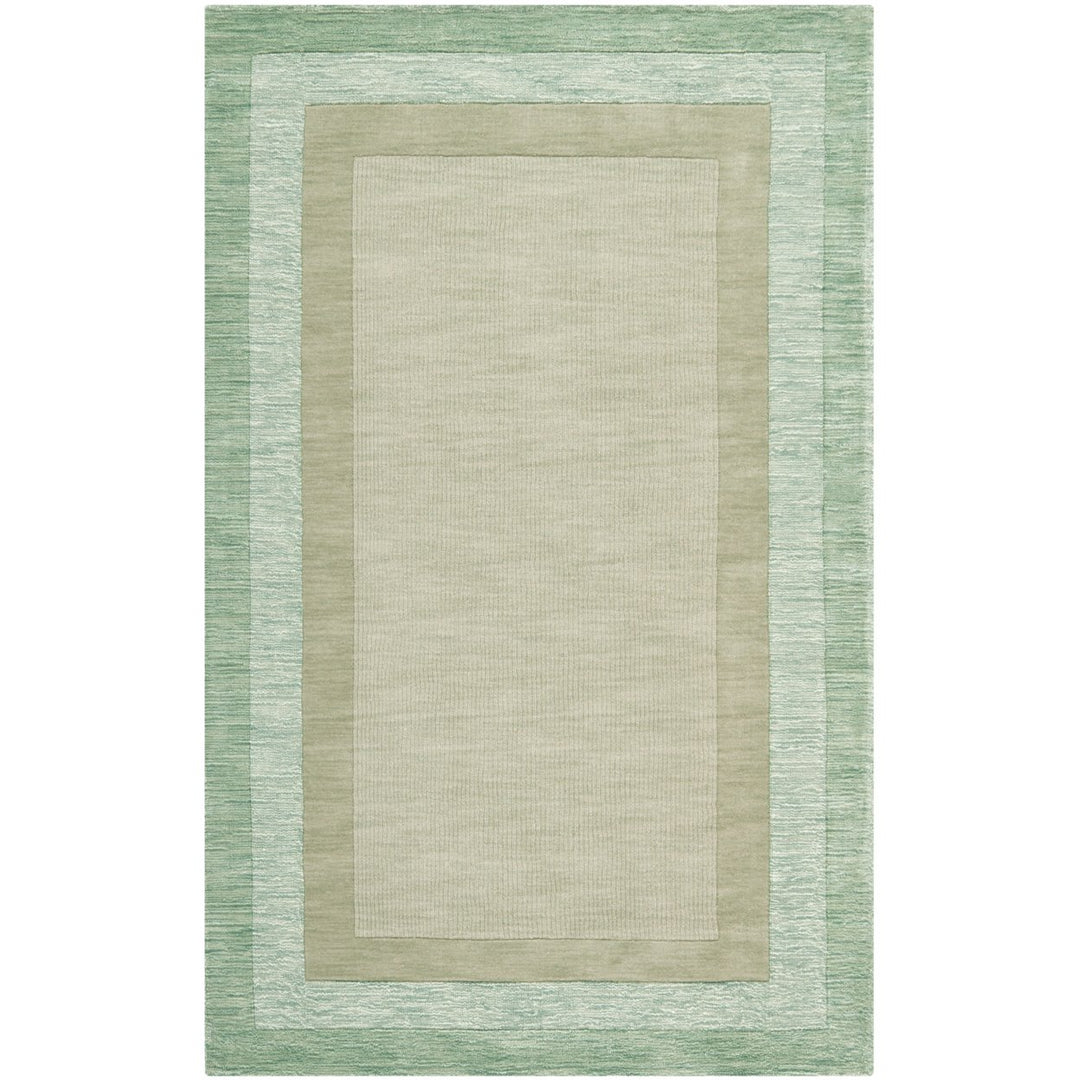 SAFAVIEH Impressions IM821D Green / Beige Rug Image 1