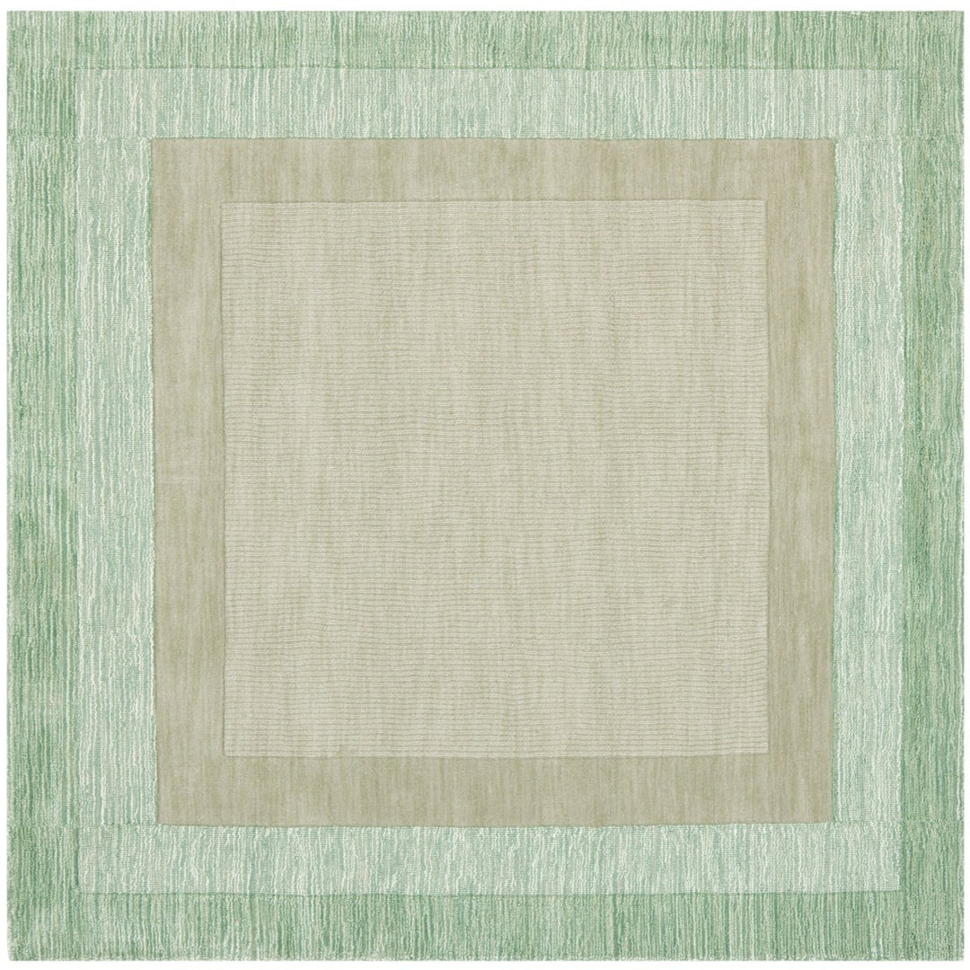 SAFAVIEH Impressions IM821D Green / Beige Rug Image 1