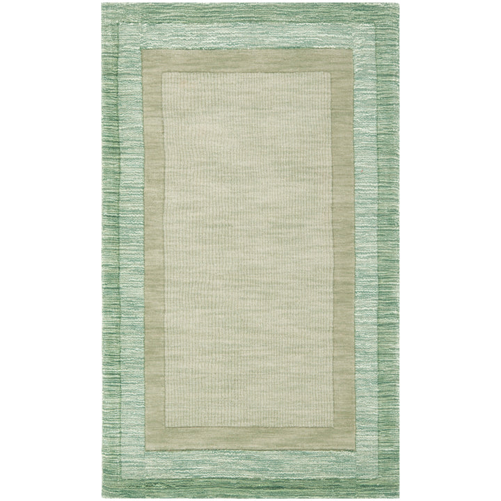 SAFAVIEH Impressions IM821D Green / Beige Rug Image 6