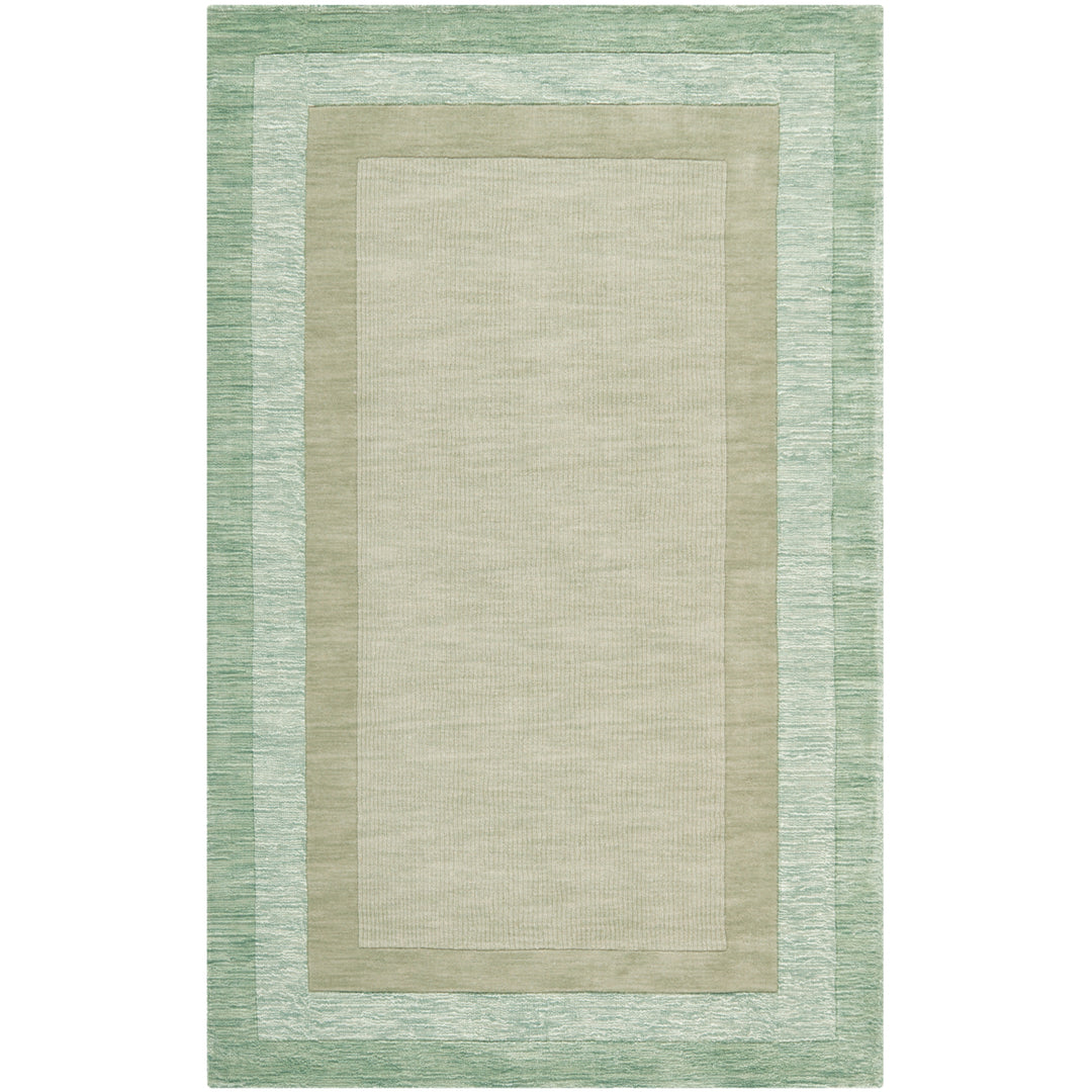 SAFAVIEH Impressions IM821D Green / Beige Rug Image 7