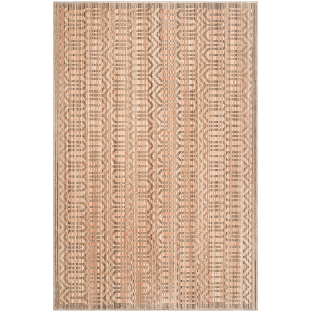 SAFAVIEH Infinity Collection INF583T Beige / Taupe Rug Image 1