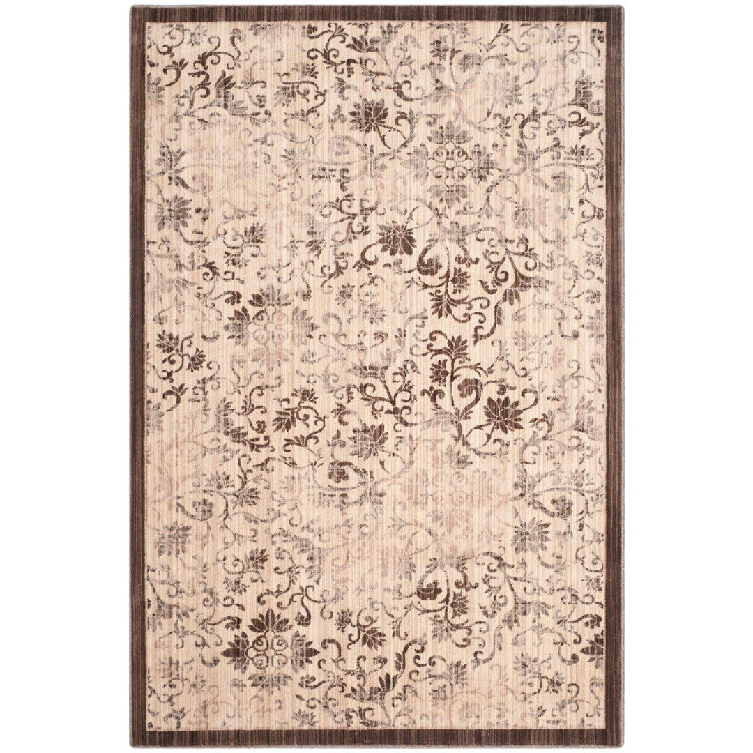 SAFAVIEH Infinity Collection INF566C Yellow / Brown Rug Image 4