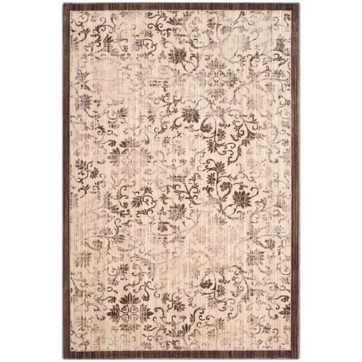 SAFAVIEH Infinity Collection INF566C Yellow / Brown Rug Image 1