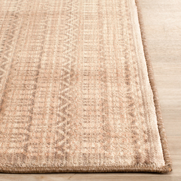 SAFAVIEH Infinity Collection INF583T Beige / Taupe Rug Image 4