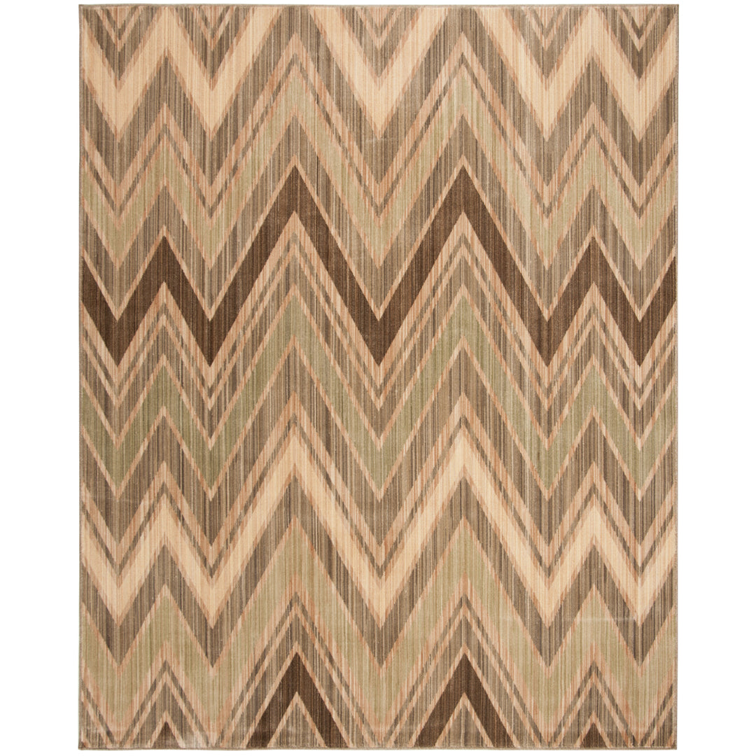 SAFAVIEH Infinity Collection INF588A Taupe / Beige Rug Image 1