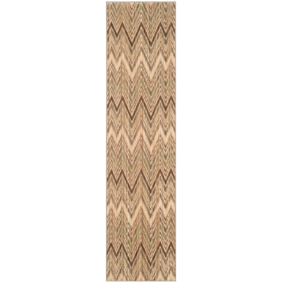 SAFAVIEH Infinity Collection INF588A Taupe / Beige Rug Image 2