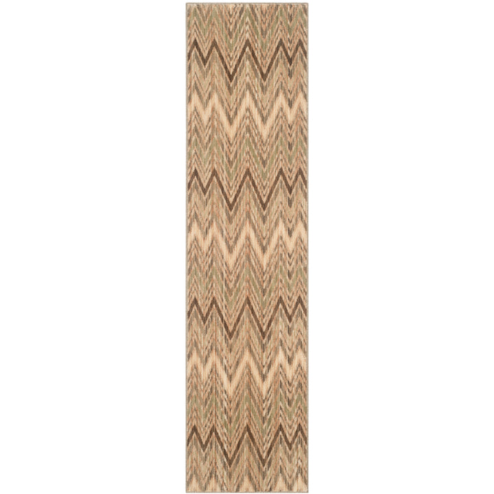 SAFAVIEH Infinity Collection INF588A Taupe / Beige Rug Image 2