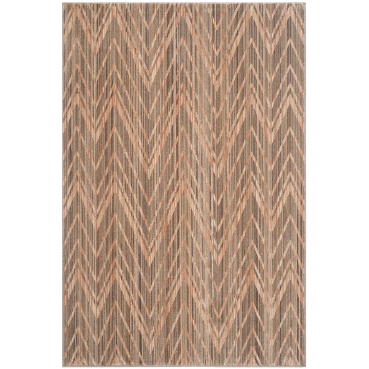 SAFAVIEH Infinity Collection INF588V Taupe / Beige Rug Image 1