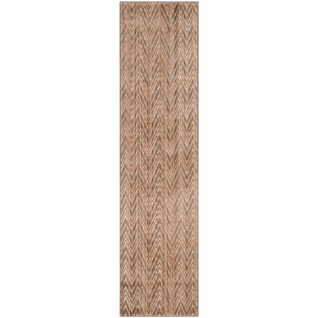 SAFAVIEH Infinity Collection INF588V Taupe / Beige Rug Image 3