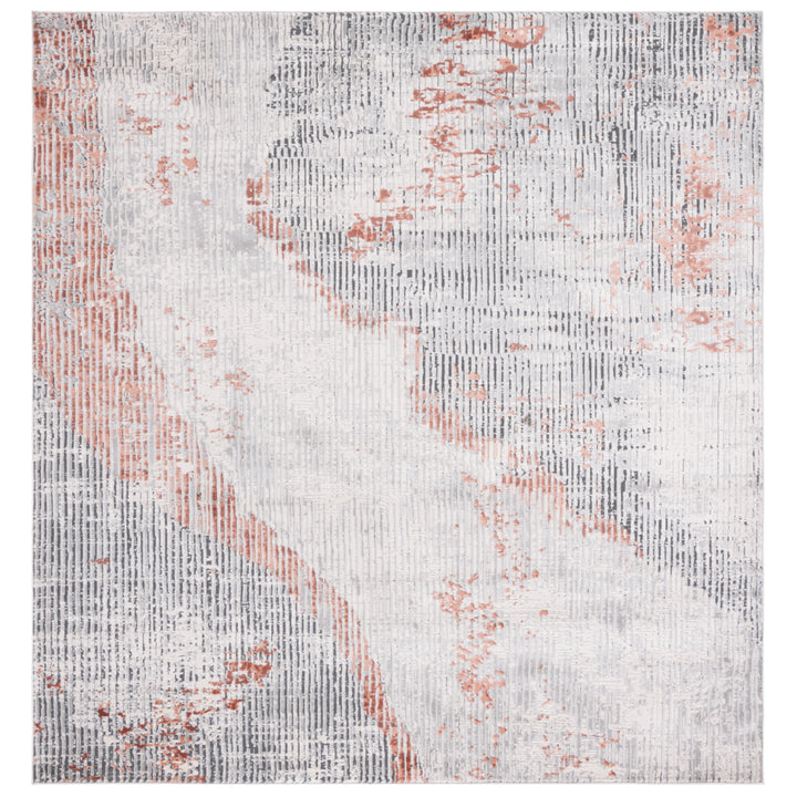 SAFAVIEH Invista Collection INV517F Grey / Light Grey Rug Image 6