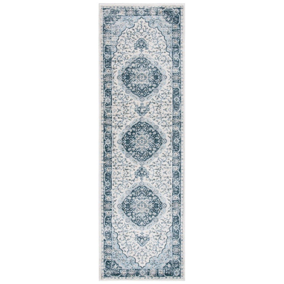 SAFAVIEH Isabella ISA915M Cream / Light Blue Rug Image 1