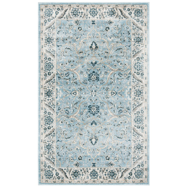 SAFAVIEH ISA912M Isabella Light Blue / Cream Image 3