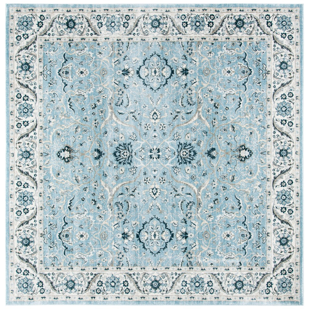 SAFAVIEH ISA912M Isabella Light Blue / Cream Image 6