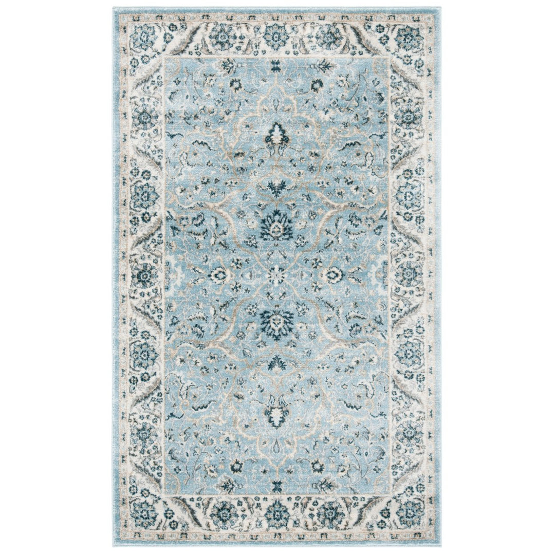 SAFAVIEH ISA912M Isabella Light Blue / Cream Image 8