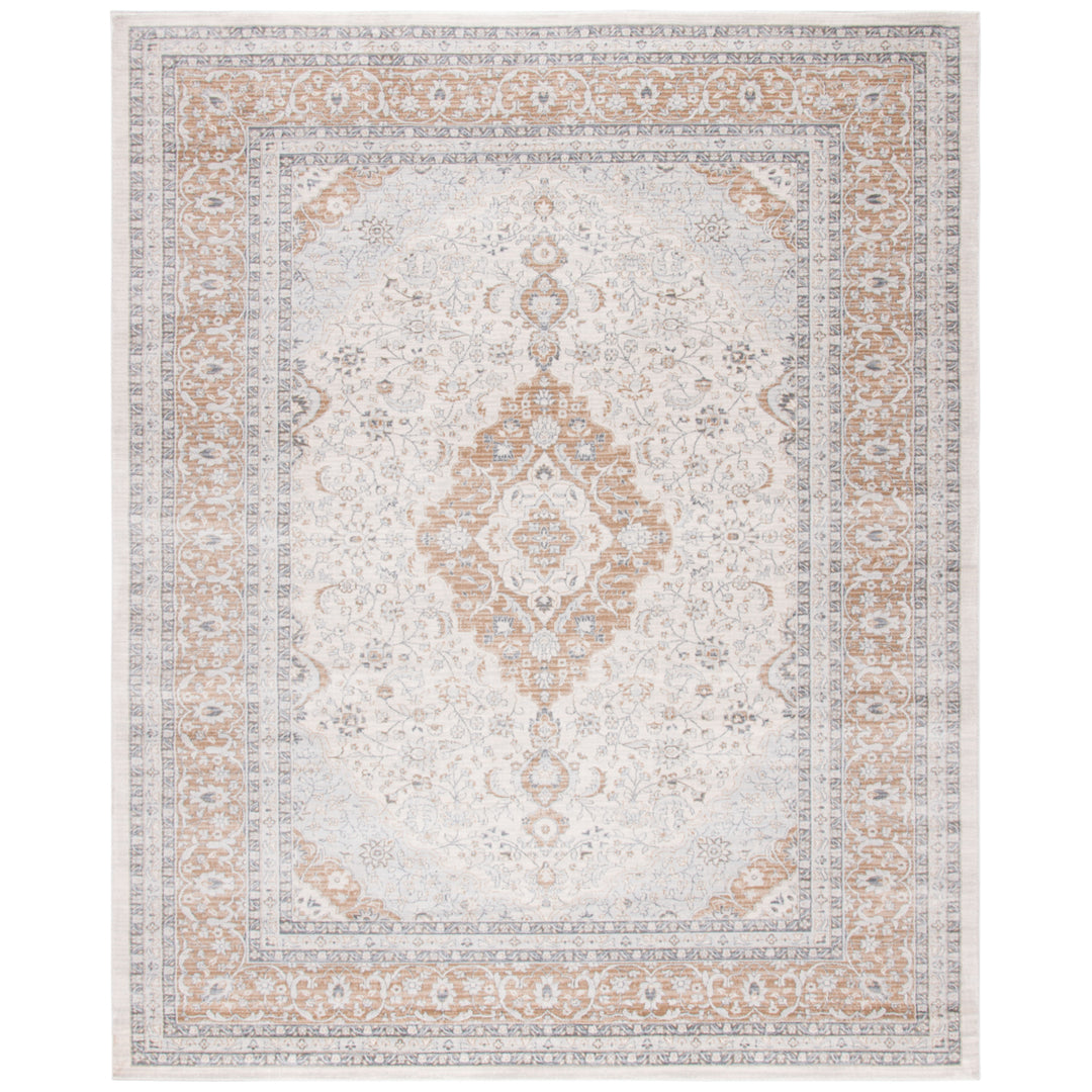 SAFAVIEH Isabella Collection ISA919B Cream / Beige Rug Image 1