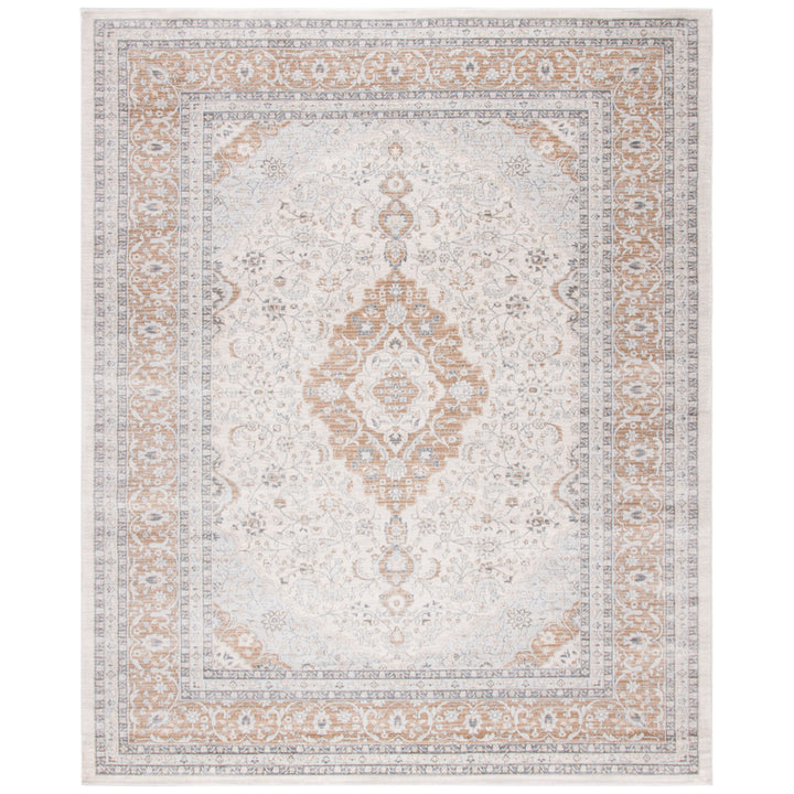 SAFAVIEH Isabella Collection ISA919B Cream / Beige Rug Image 1