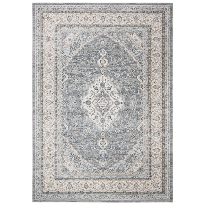 SAFAVIEH Isabella Collection ISA919F Grey / Cream Rug Image 1