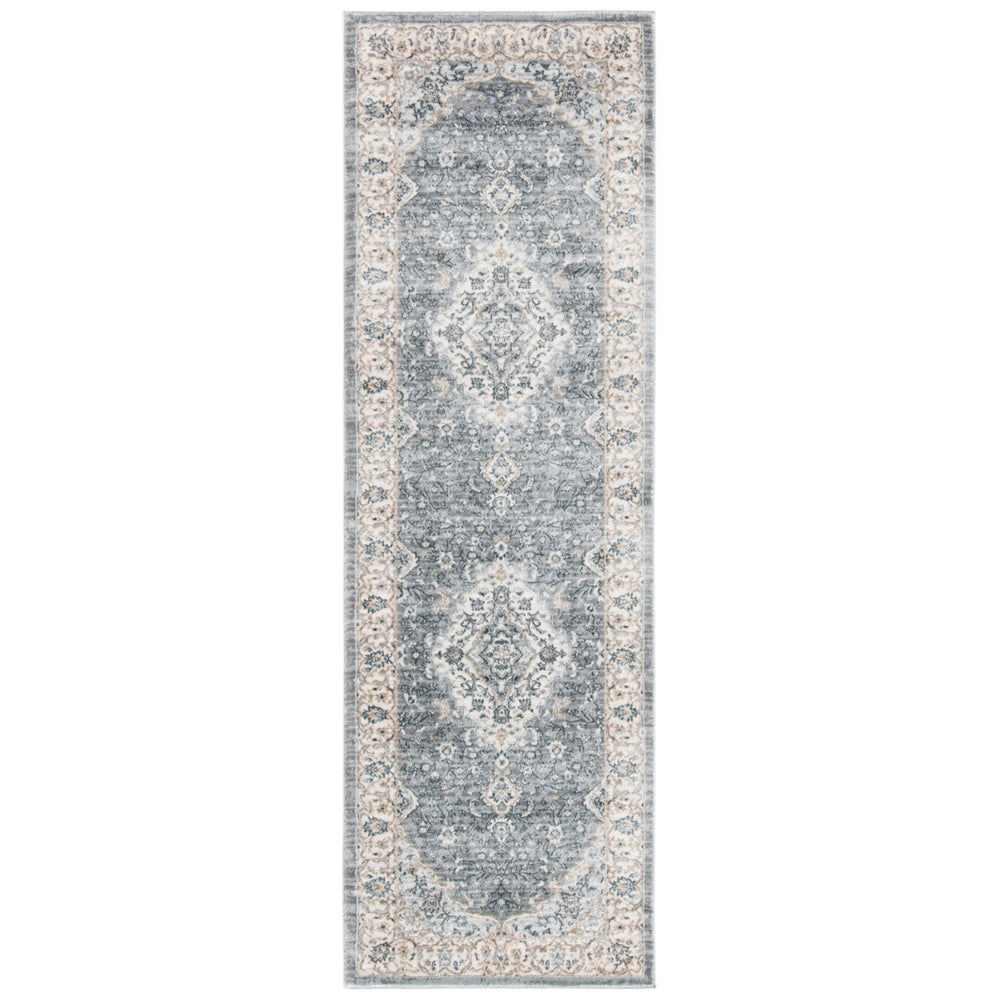 SAFAVIEH Isabella Collection ISA919F Grey / Cream Rug Image 2