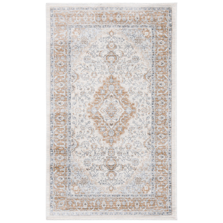 SAFAVIEH Isabella Collection ISA919B Cream / Beige Rug Image 3