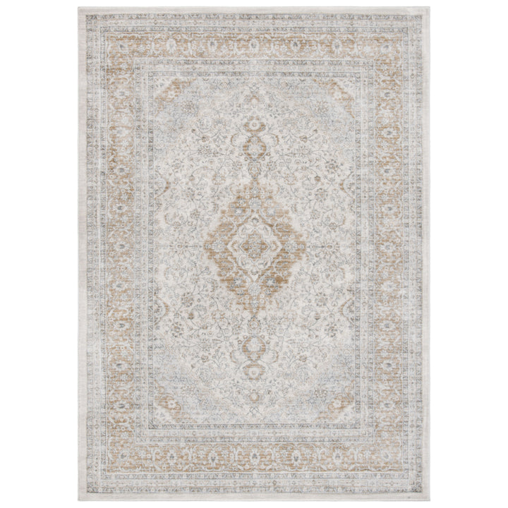 SAFAVIEH Isabella Collection ISA919B Cream / Beige Rug Image 4