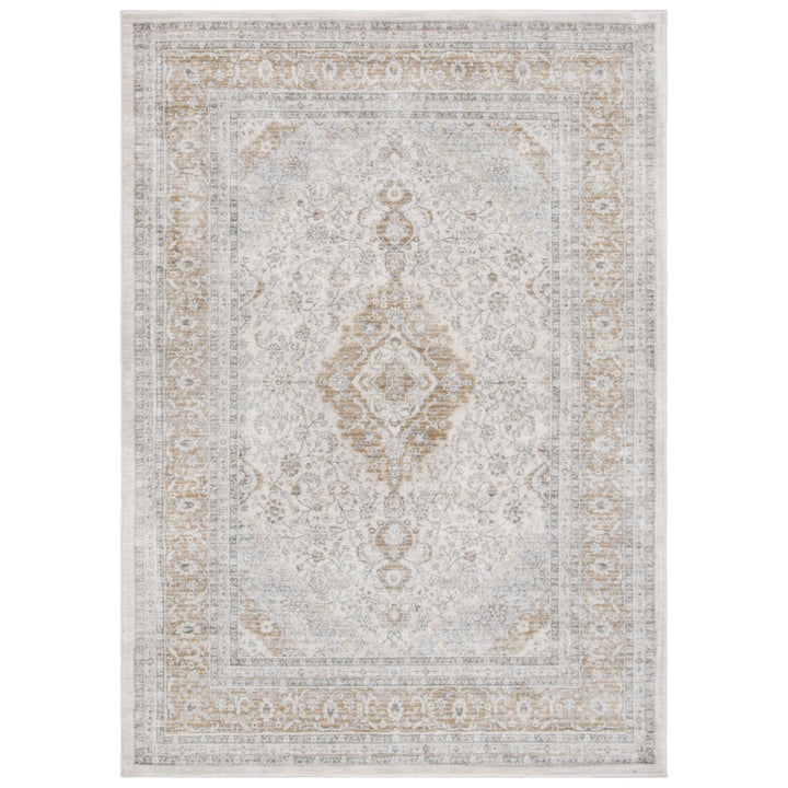 SAFAVIEH Isabella Collection ISA919B Cream / Beige Rug Image 1