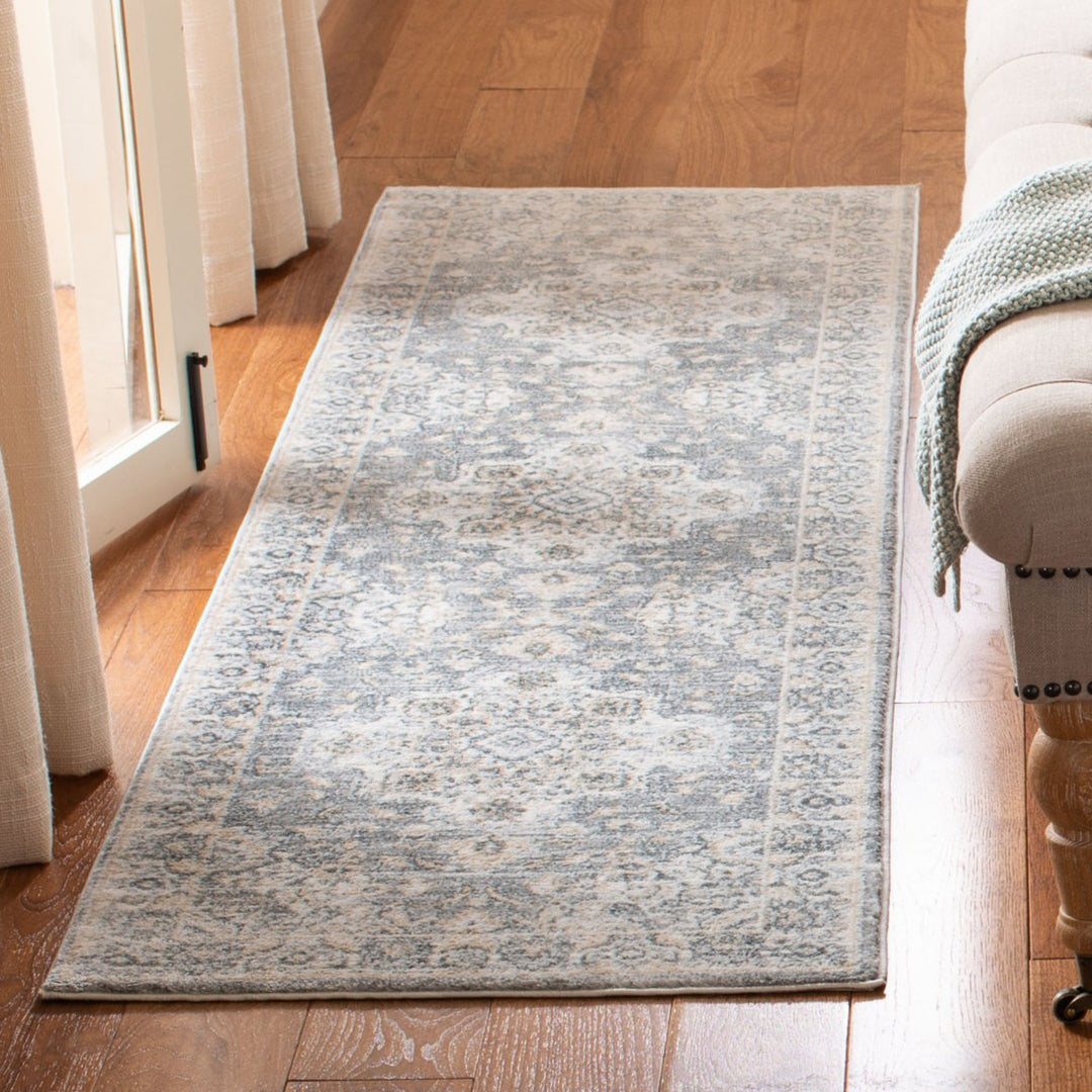 SAFAVIEH Isabella Collection ISA921F Grey/Light Grey Rug Image 3