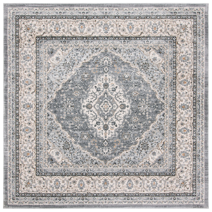 SAFAVIEH Isabella Collection ISA919F Grey / Cream Rug Image 5