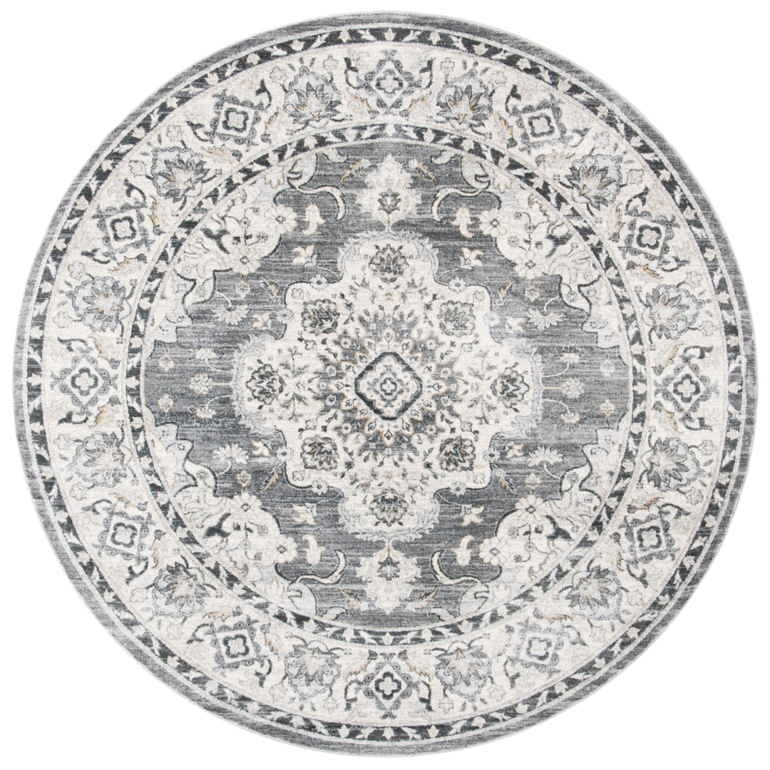 SAFAVIEH Isabella Collection ISA921F Grey/Light Grey Rug Image 4