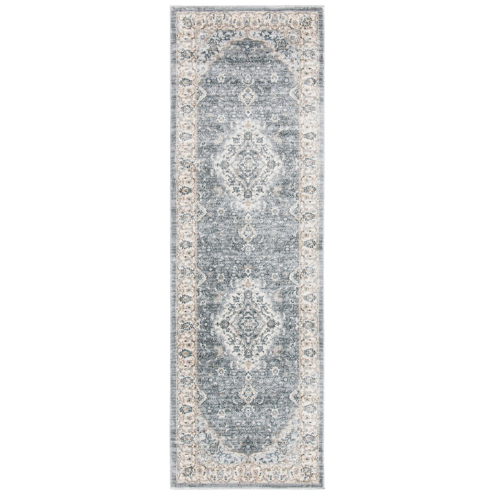 SAFAVIEH Isabella Collection ISA919F Grey / Cream Rug Image 6