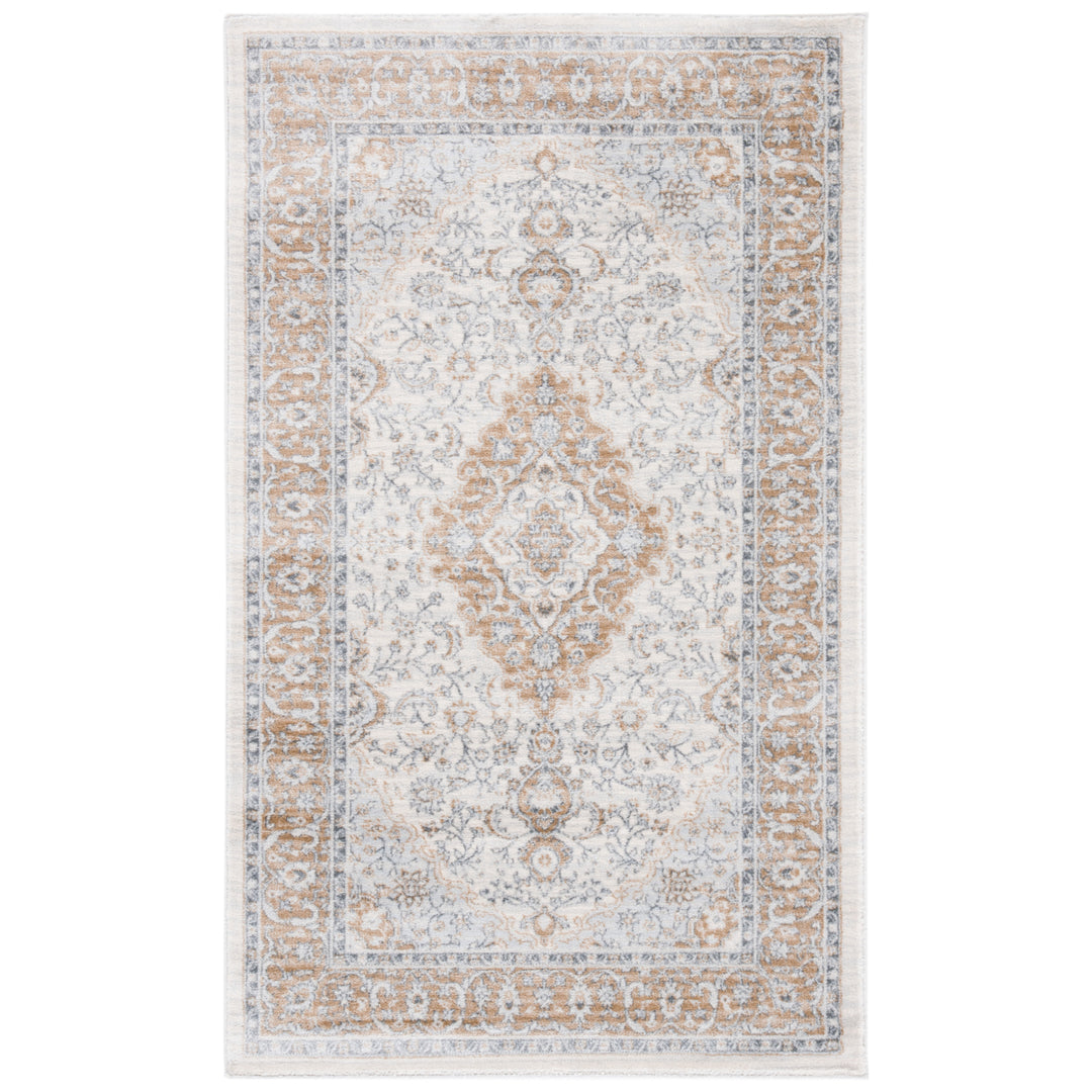 SAFAVIEH Isabella Collection ISA919B Cream / Beige Rug Image 9