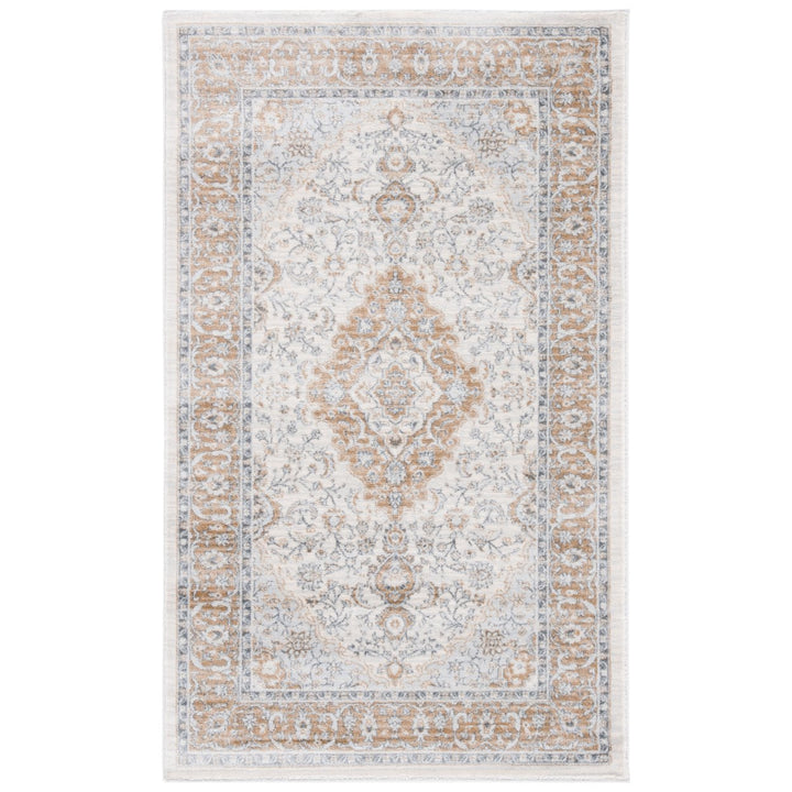 SAFAVIEH Isabella Collection ISA919B Cream / Beige Rug Image 1