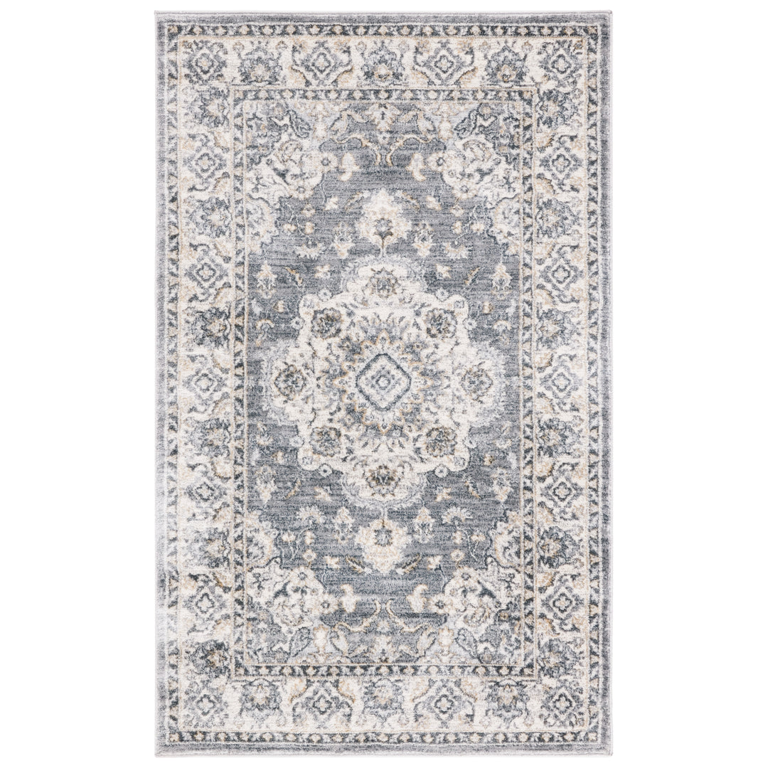 SAFAVIEH Isabella Collection ISA921F Grey/Light Grey Rug Image 10