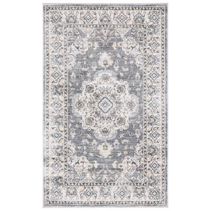 SAFAVIEH Isabella Collection ISA921F Grey/Light Grey Rug Image 1