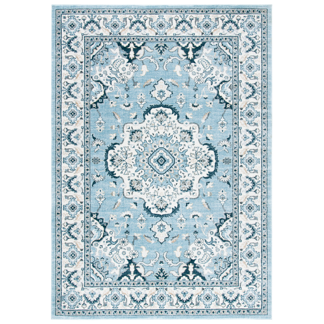 SAFAVIEH Isabella ISA921M Light Blue / Cream Rug Image 1